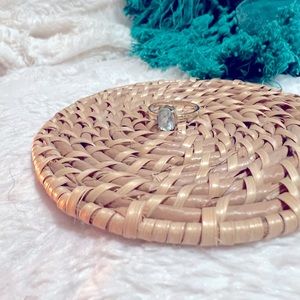 Custom 14K Yellow Gold Genuine Aquamarine Ring